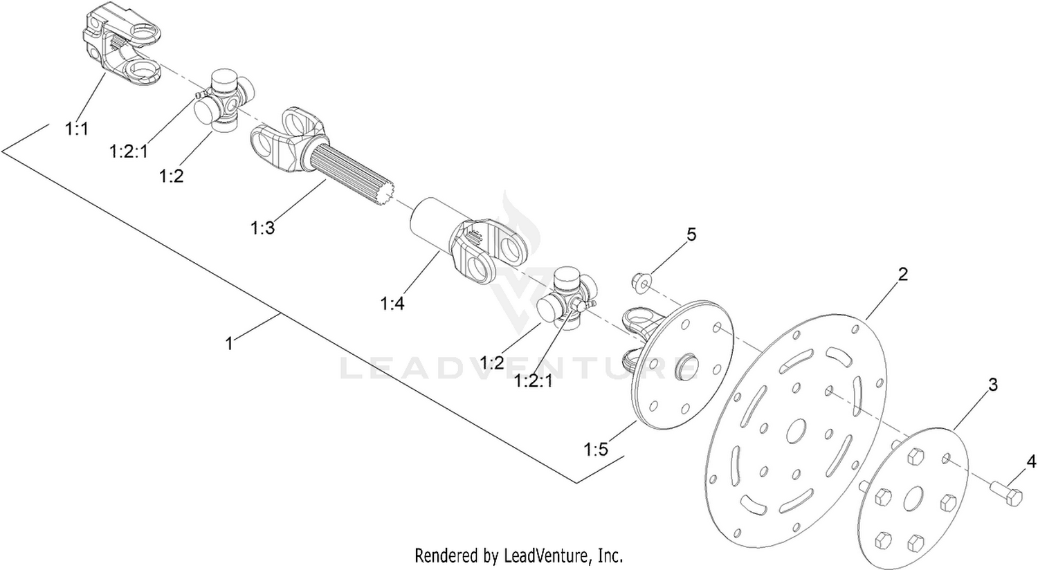 Driveshaft Assembly No. 145-2508