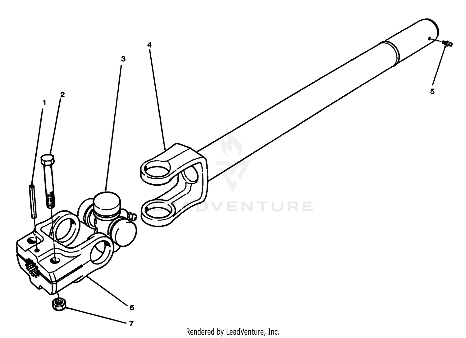 Full Time 4wd Drive Shaft Assembly