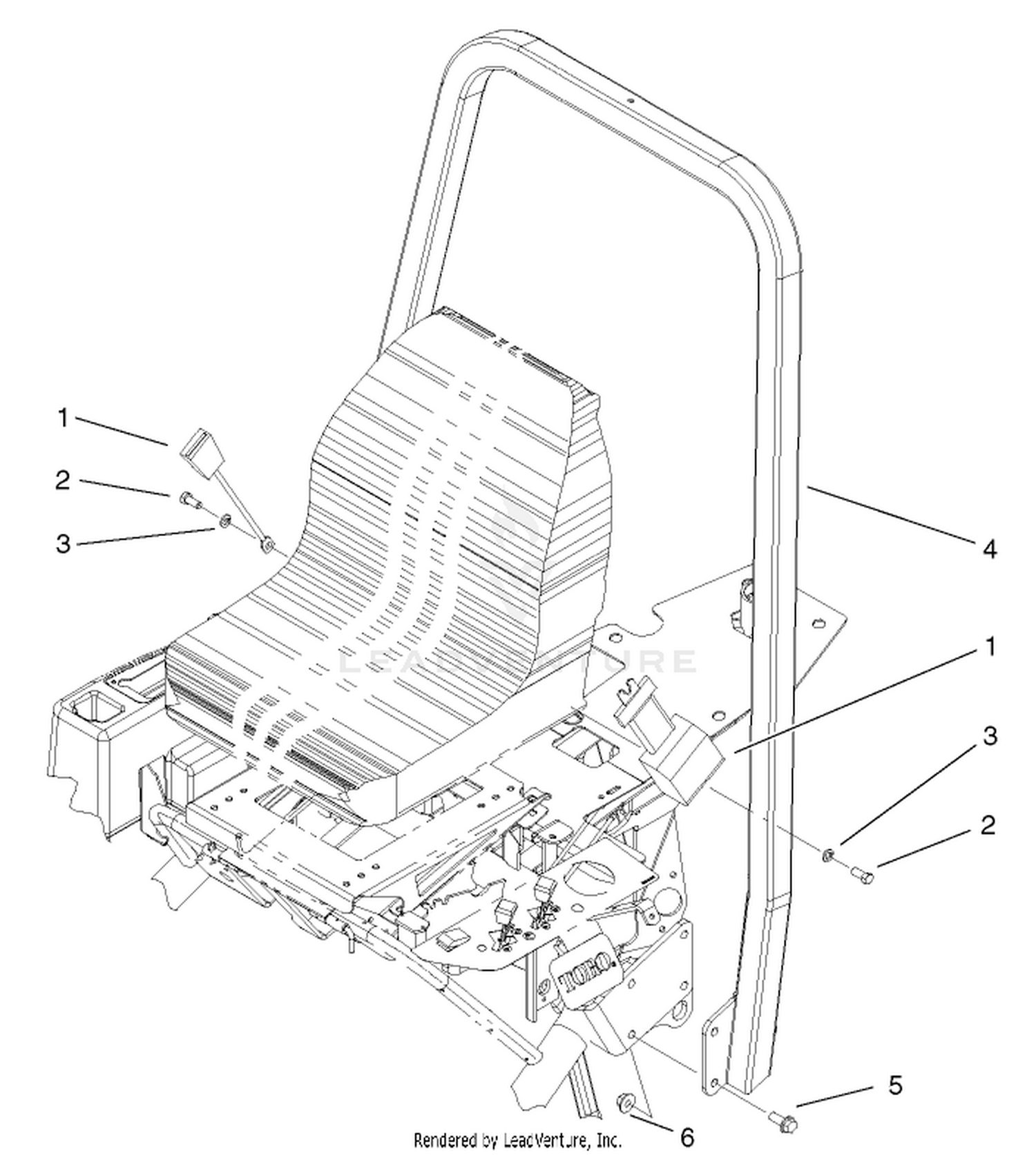 Roll-Over Protection System Assembly No. 105-8258
