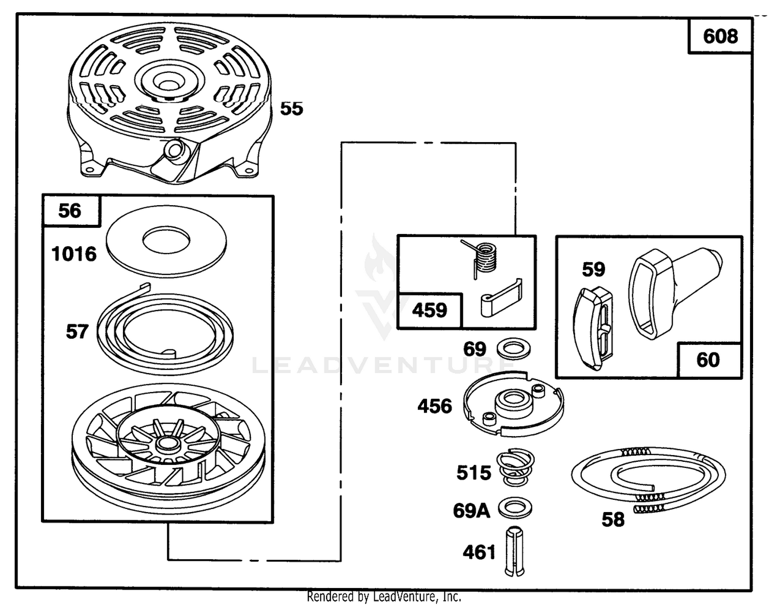 Engine Briggs  Stratton Model 128802-0615-01 6