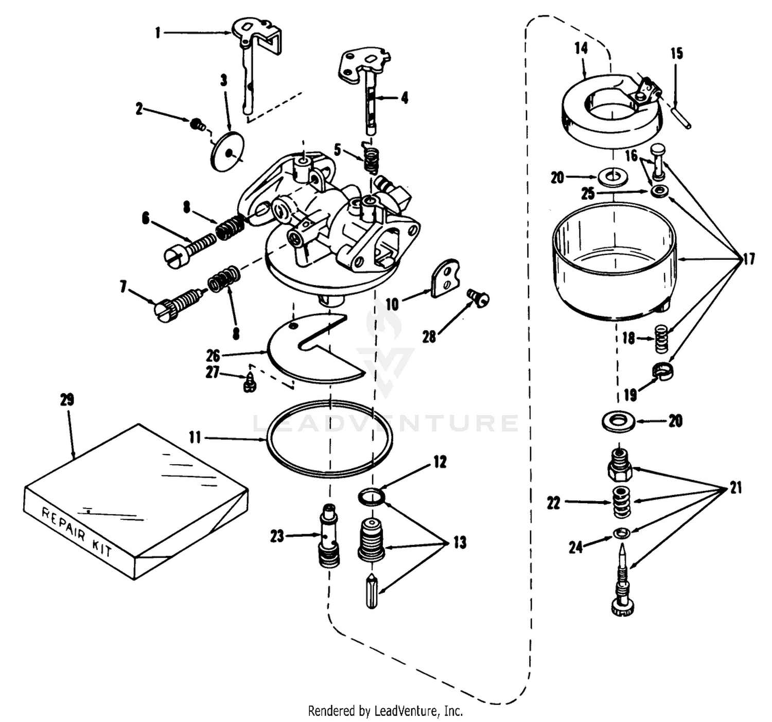 CARBURETOR No. 630996