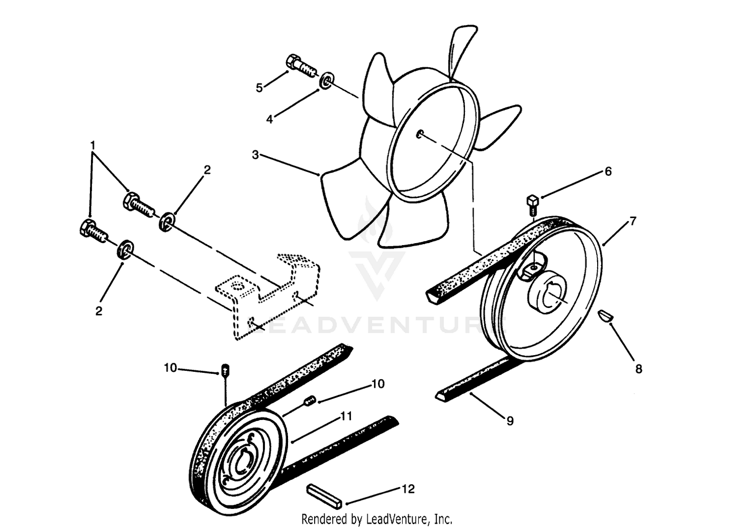 Drive Belt And Pulleys