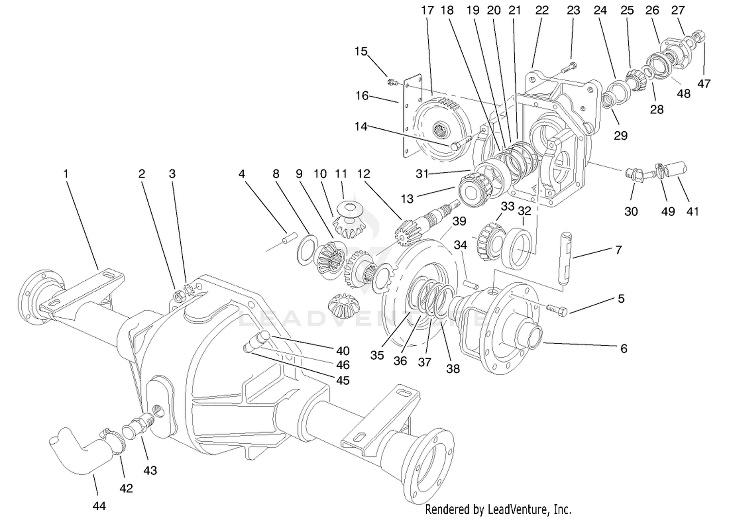 Front Axle Assembly No. 92-2377