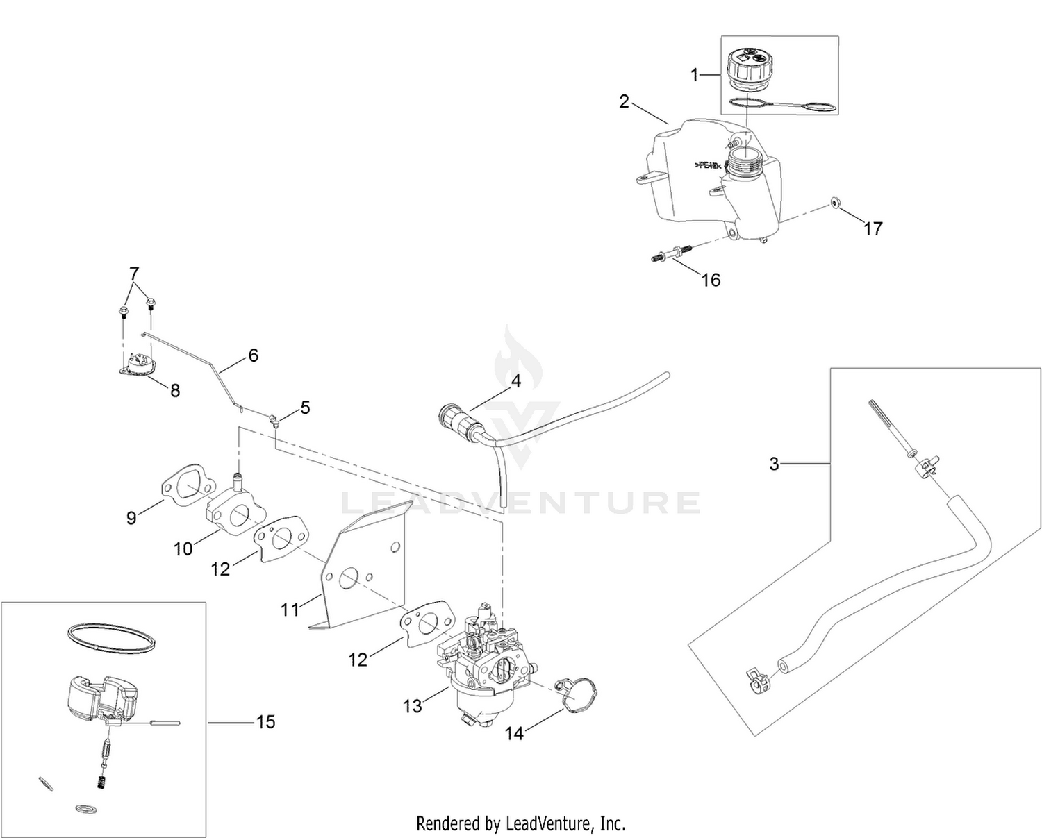 Fuel System and Carburetor Assembly