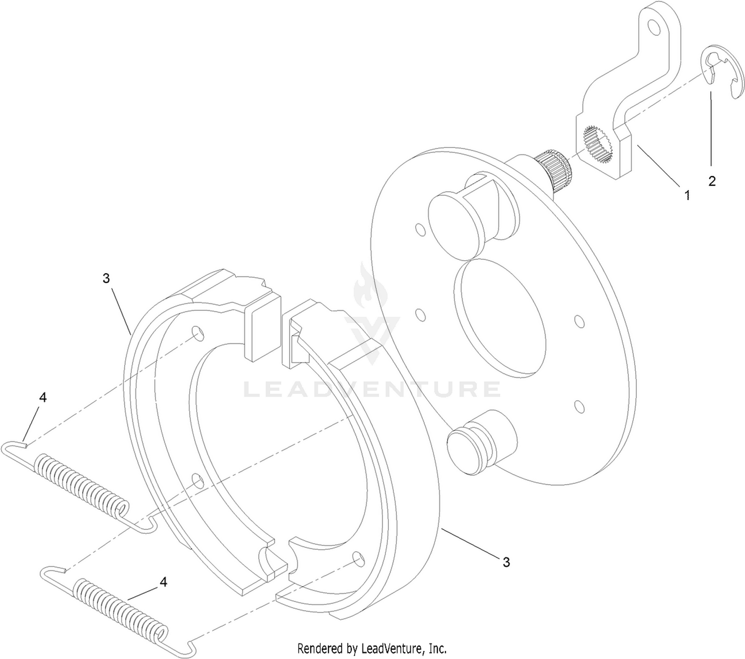 Brake Assembly No. 127-8535