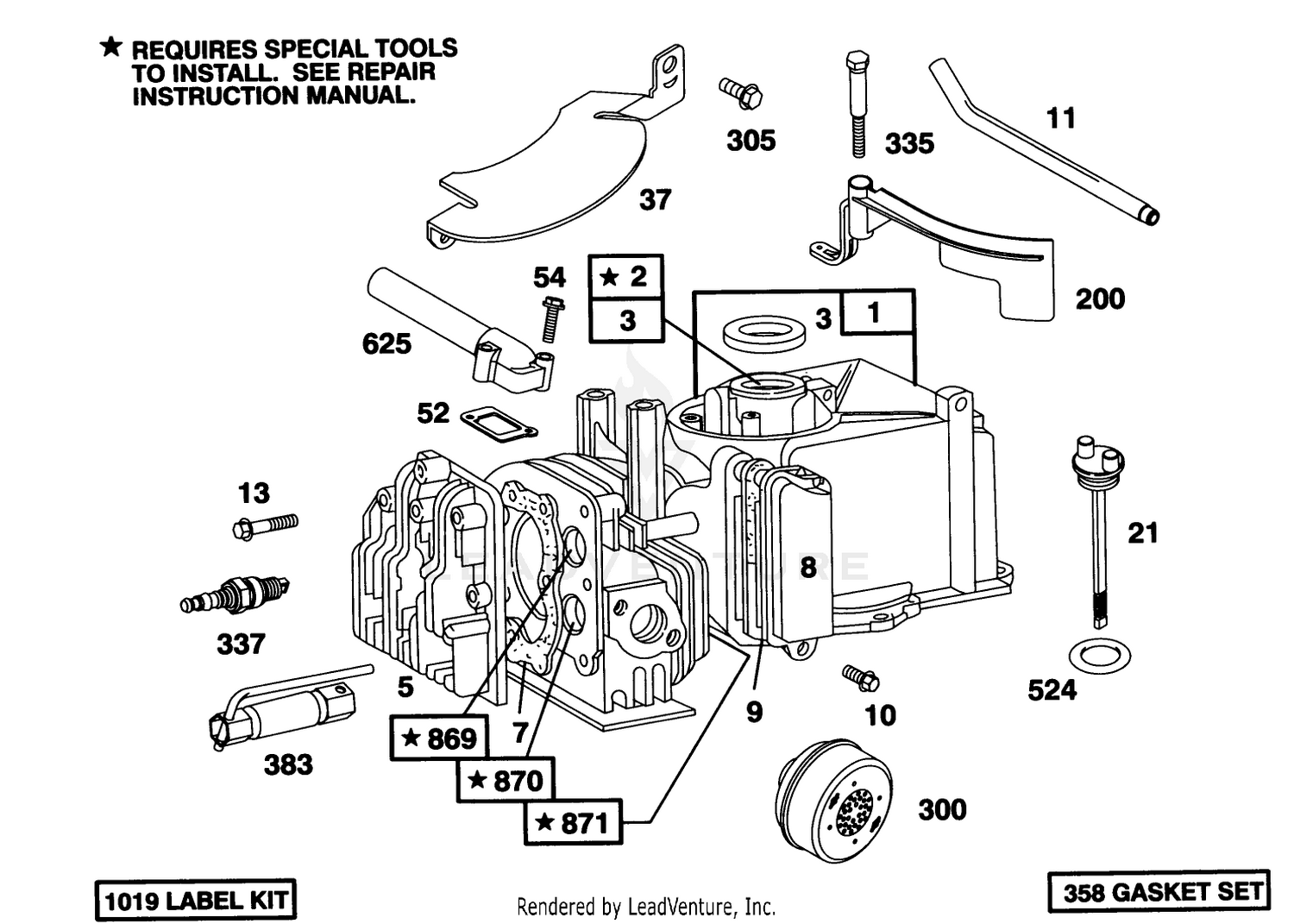 Engine Briggs  Stratton Model 95902-3153-01
