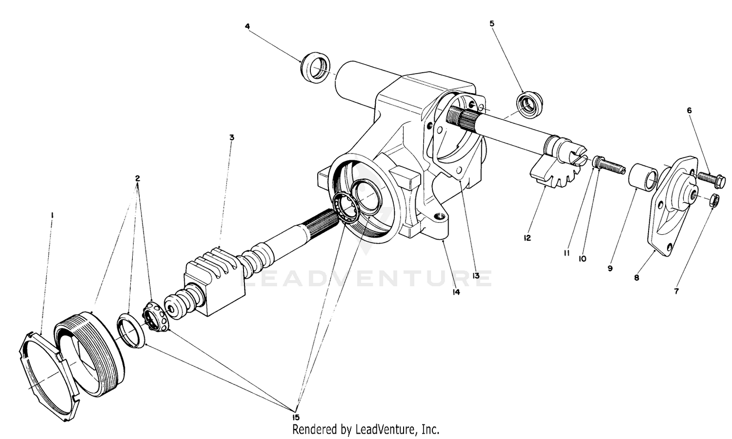 Steering Gear Assembly No. 41-8820