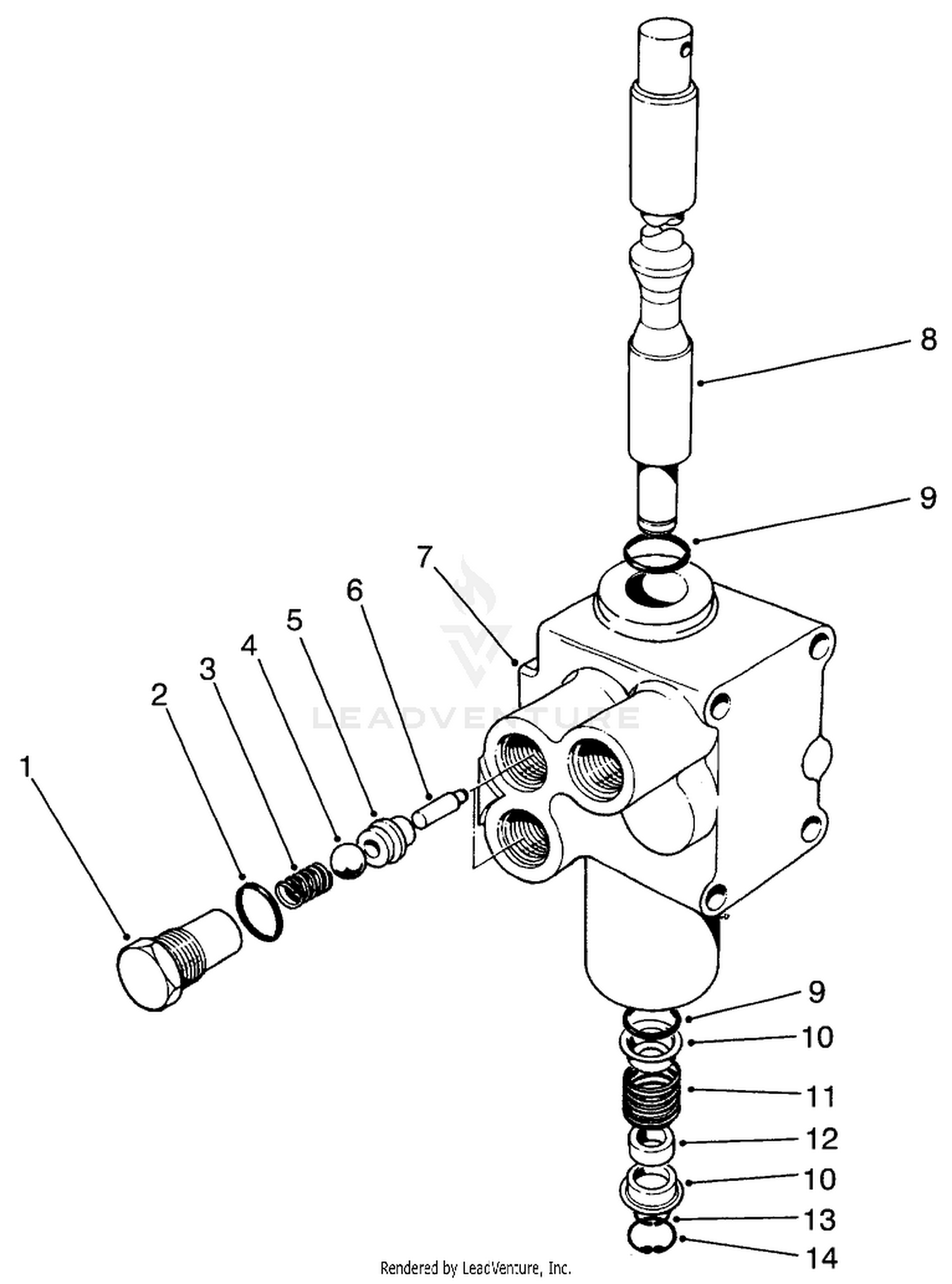 Control Valve Assembly No. 43-1950