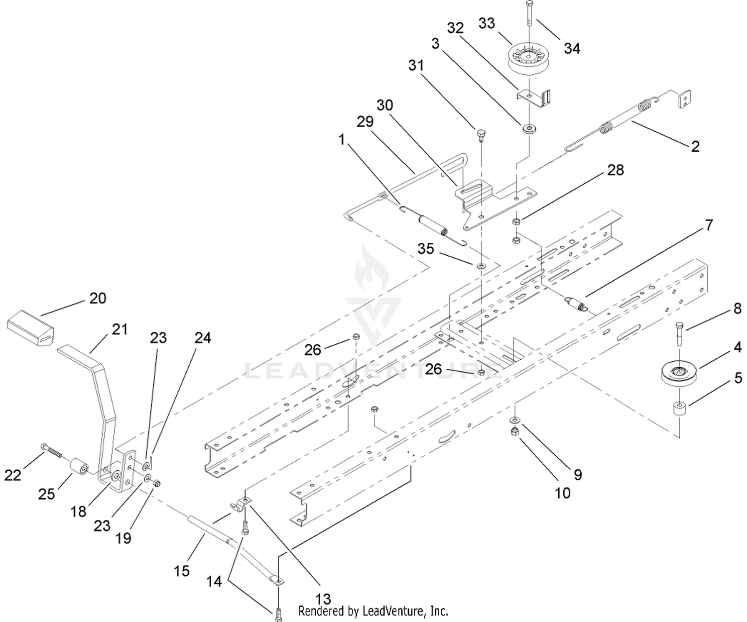 Traction Brake Assembly