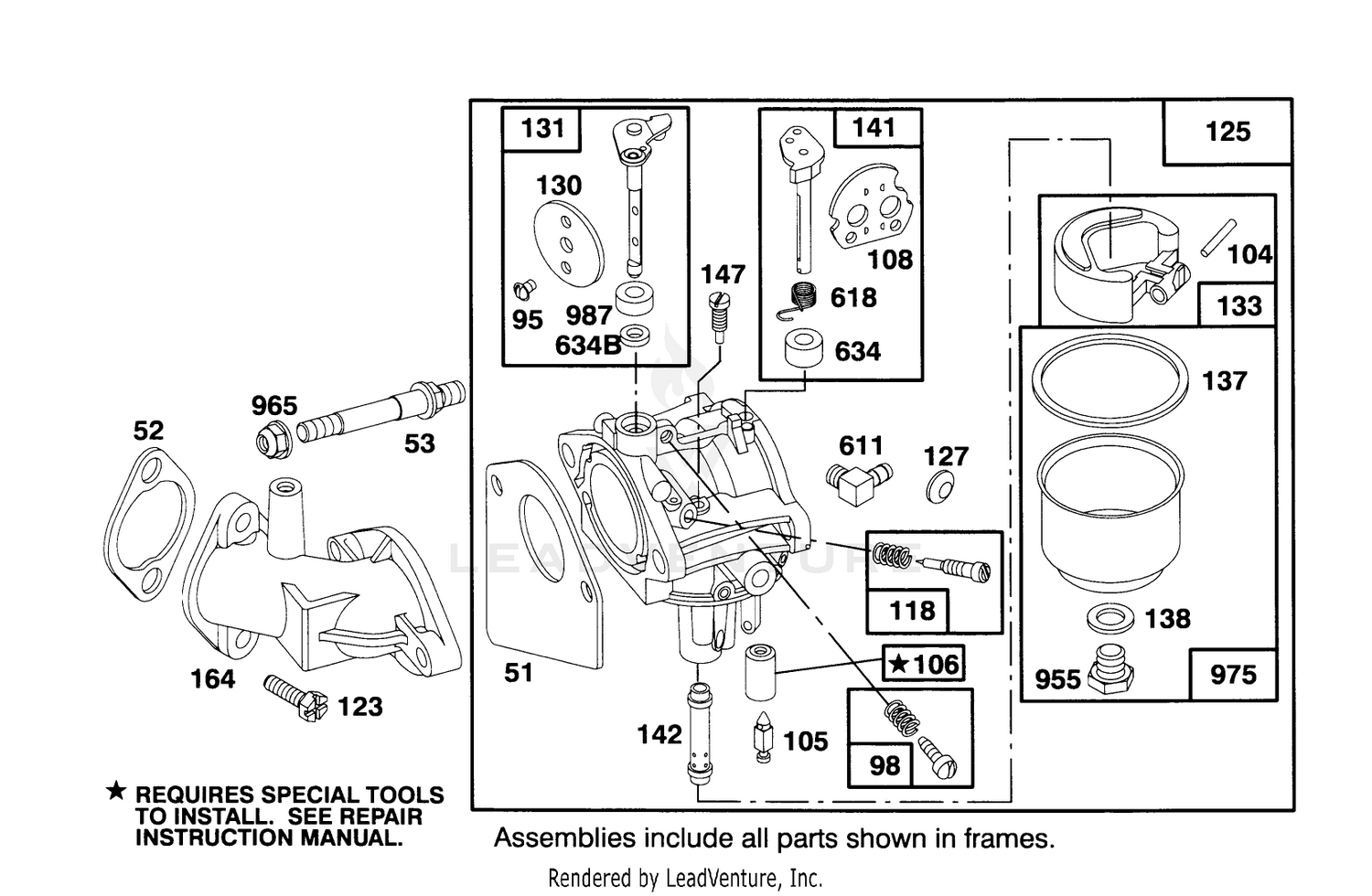 Engine Briggs  Stratton Model 286707-0453-01 3