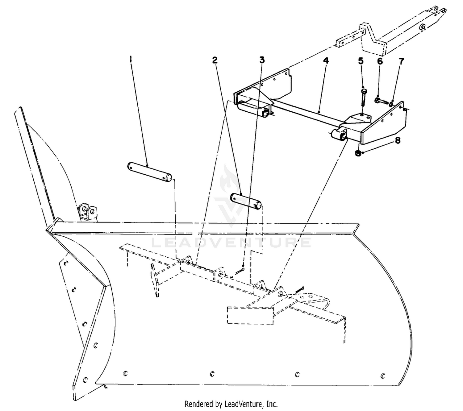 V-Plow Installation Kit Model No. 30749 (optional)