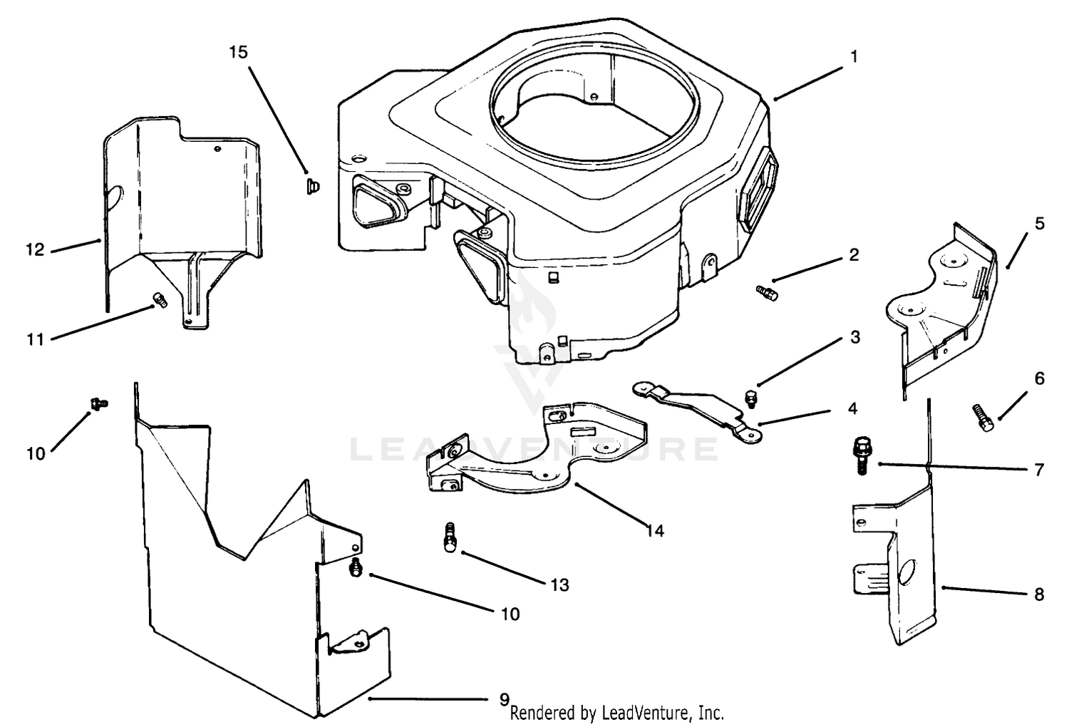 Blower Housing  Baffles