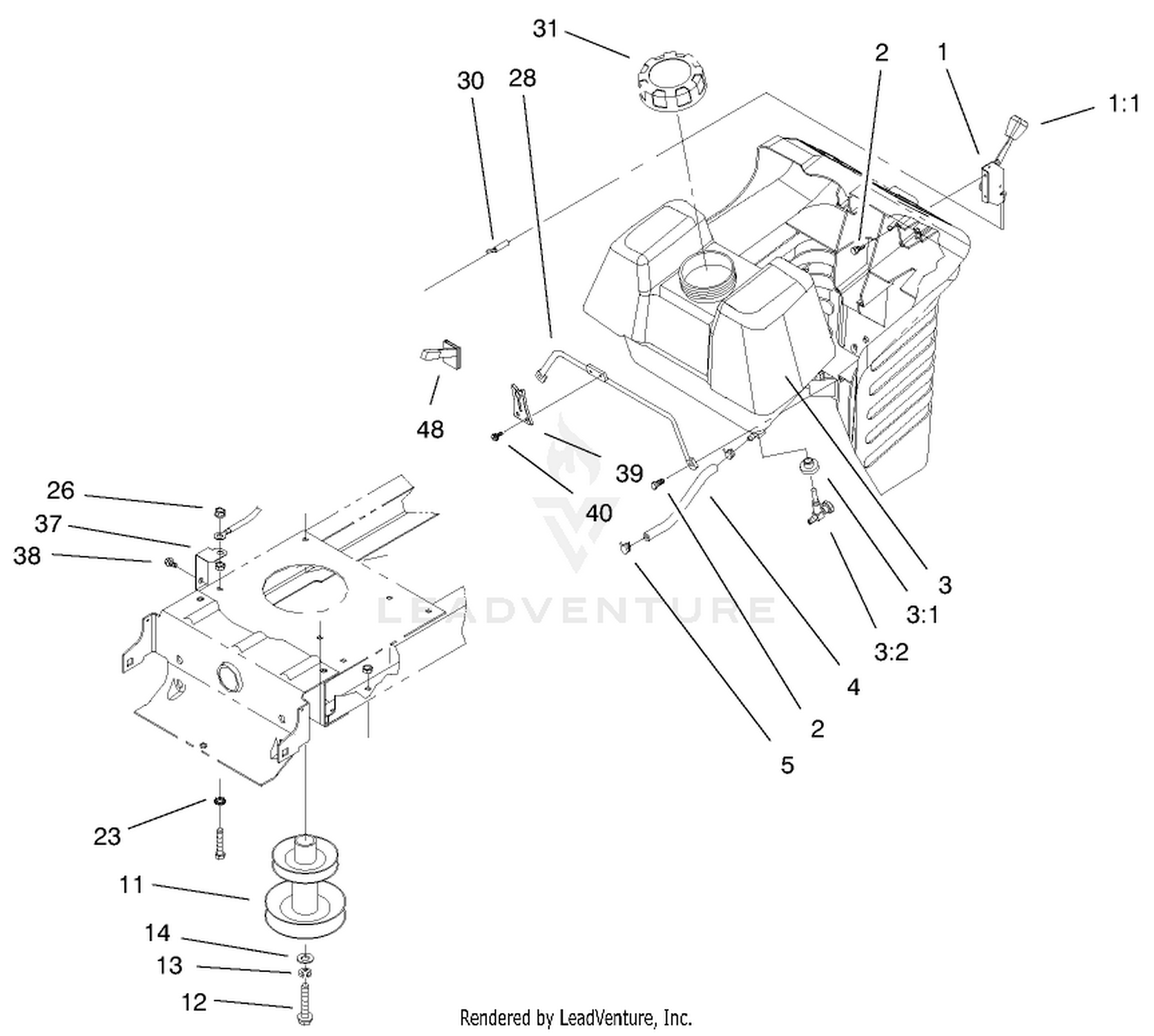 Engine System Components Assembly