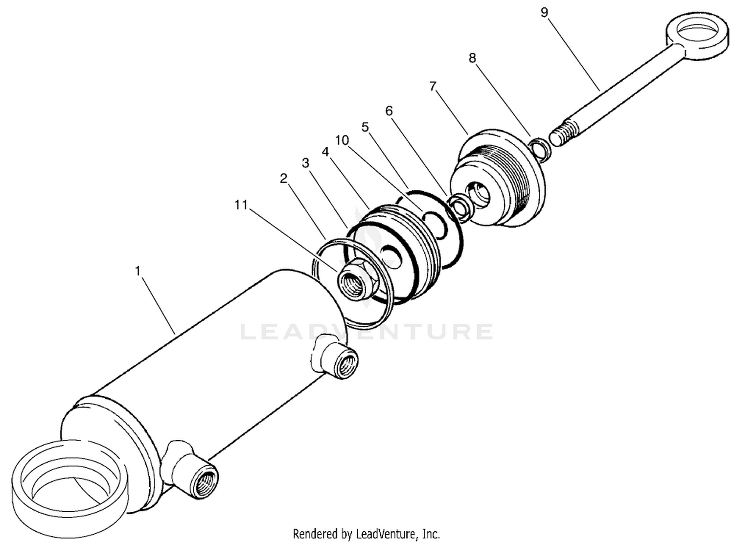 Hydraulic Cylinder No. 92-6584