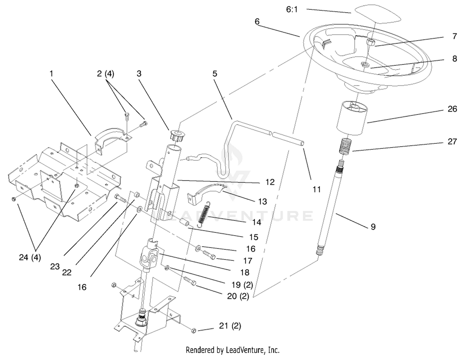 Steering Wheel And Tilt