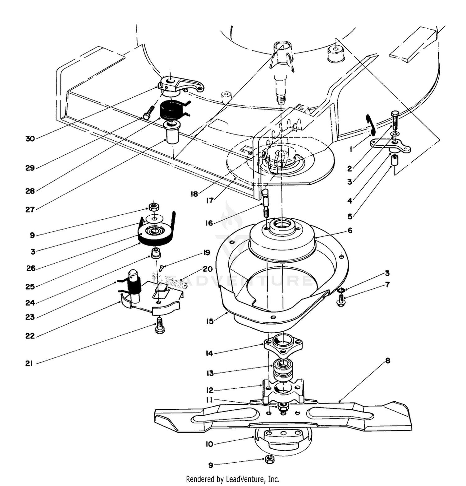 Blade Brake Clutch Assembly