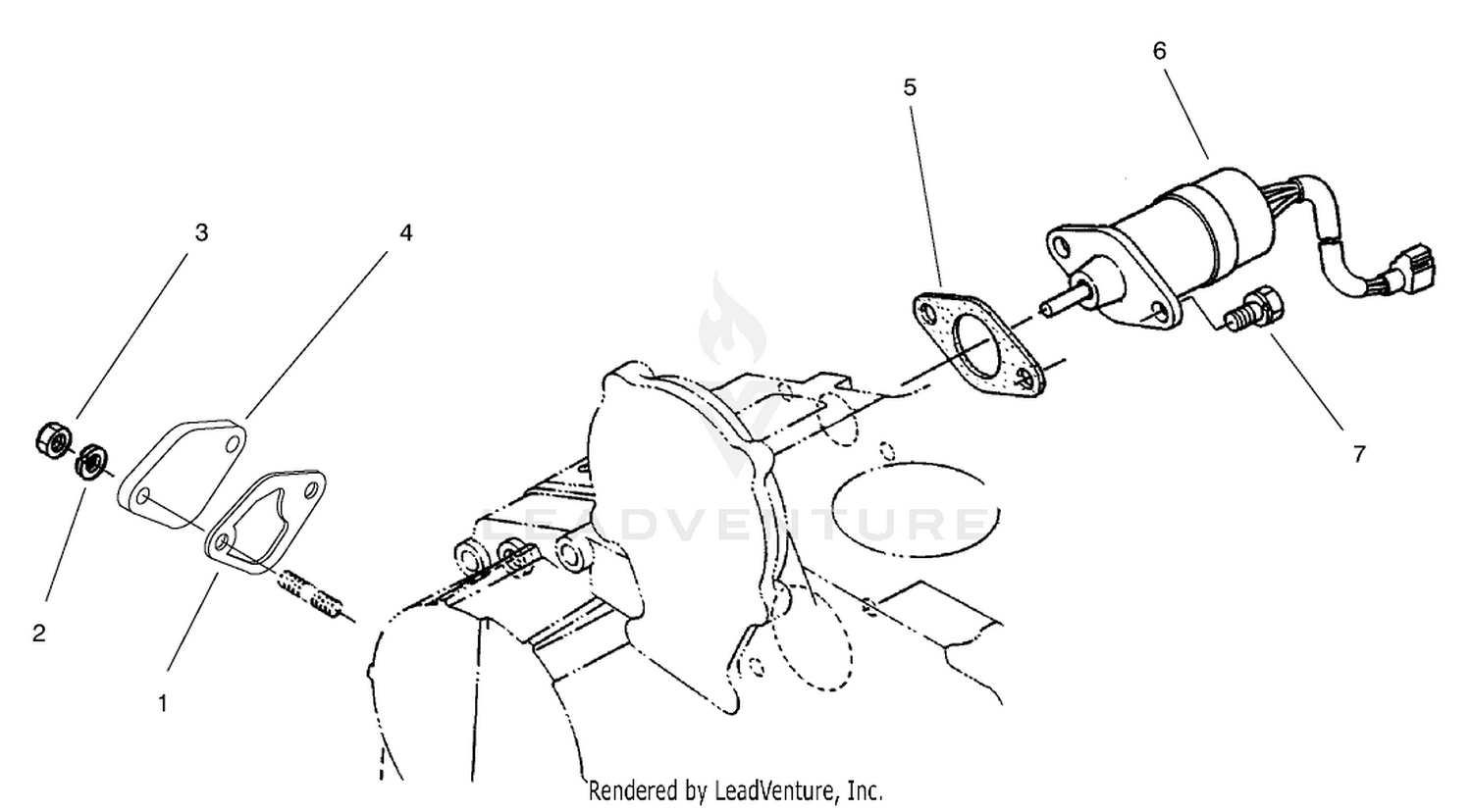 Stop Solenoid and Fuel Pump Assembly