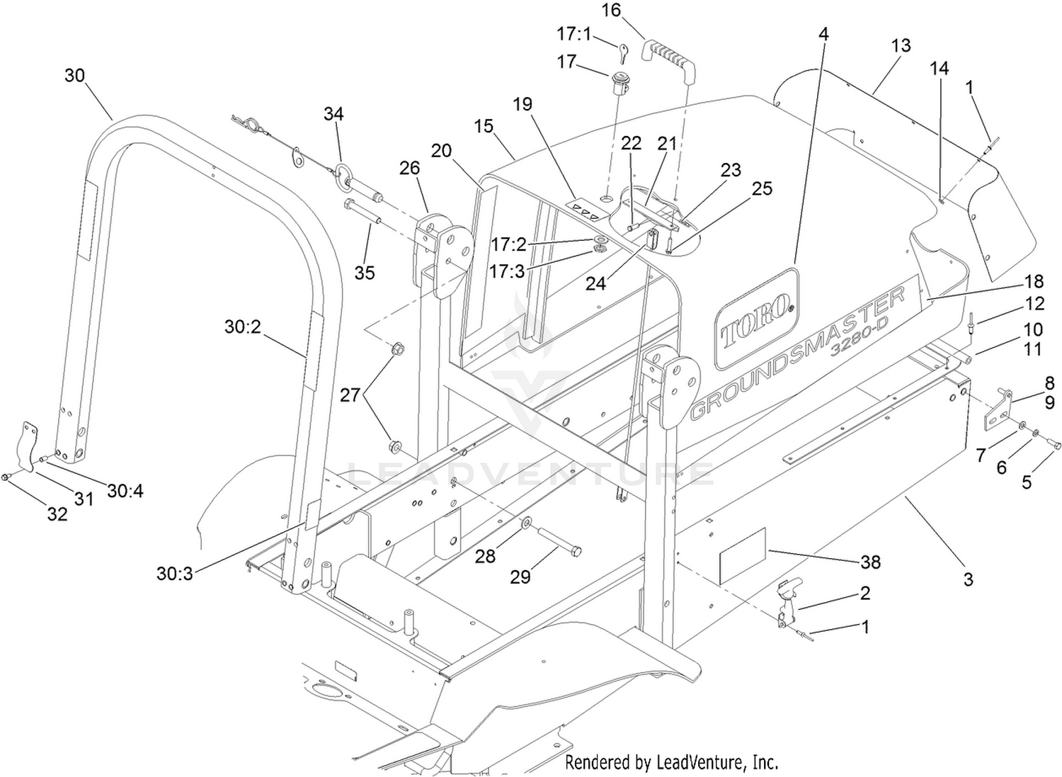 Frame and Hood Assembly