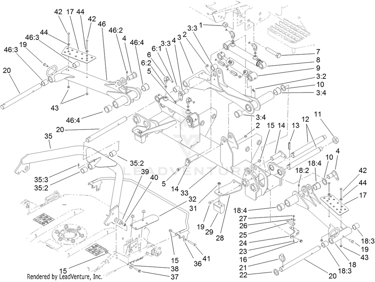 Front Lift Arm Assembly