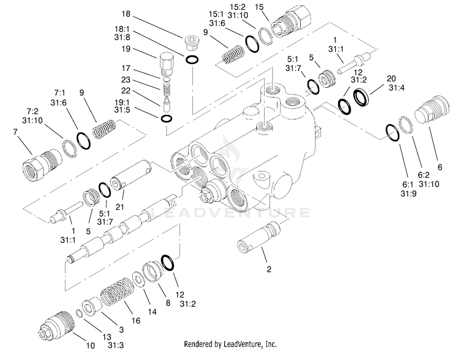 Control Valve Assembly No. 95-8581