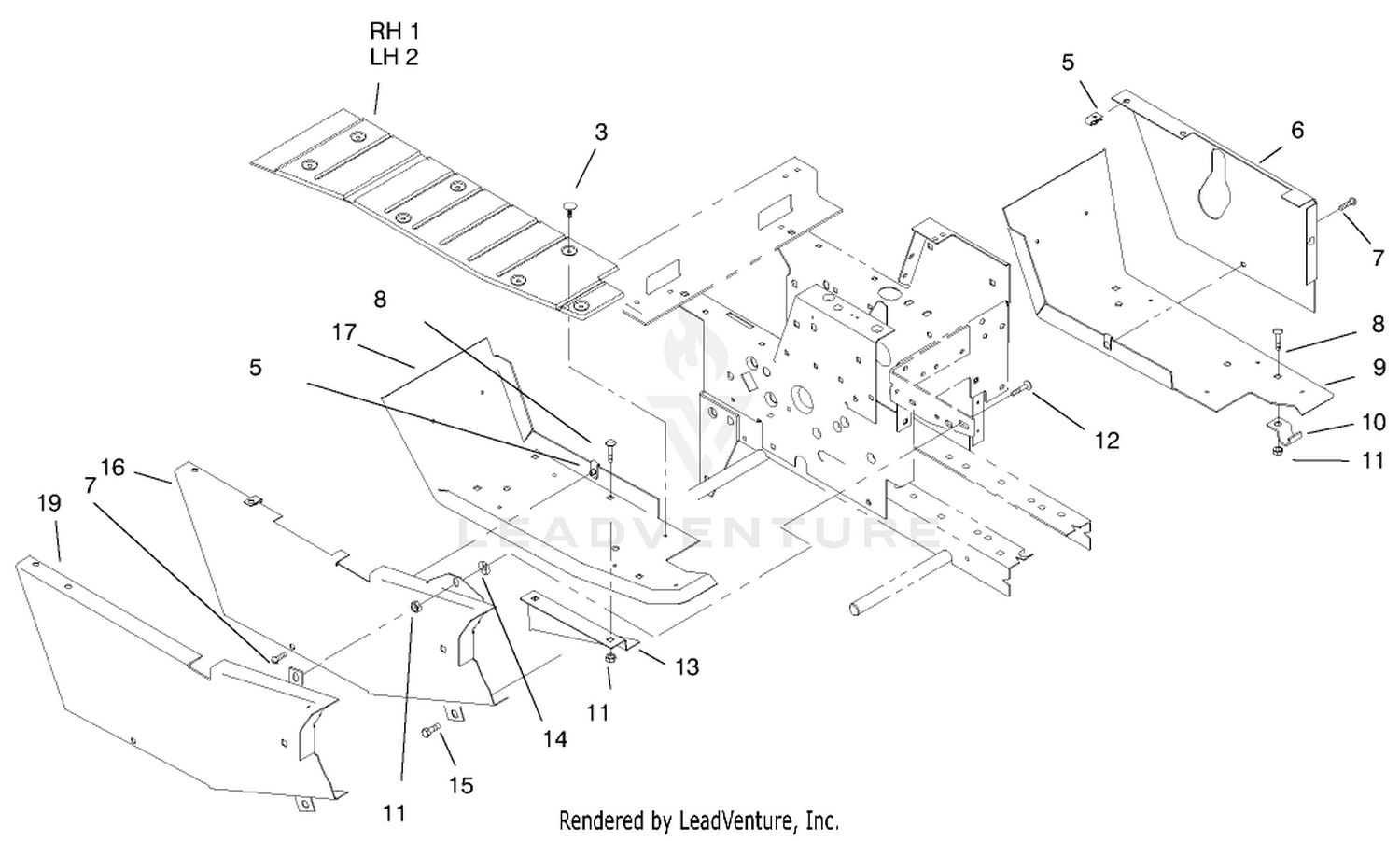 Footrest  Hoodstand Side Covers