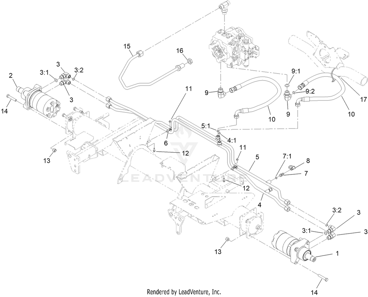 Traction Hydraulic Assembly