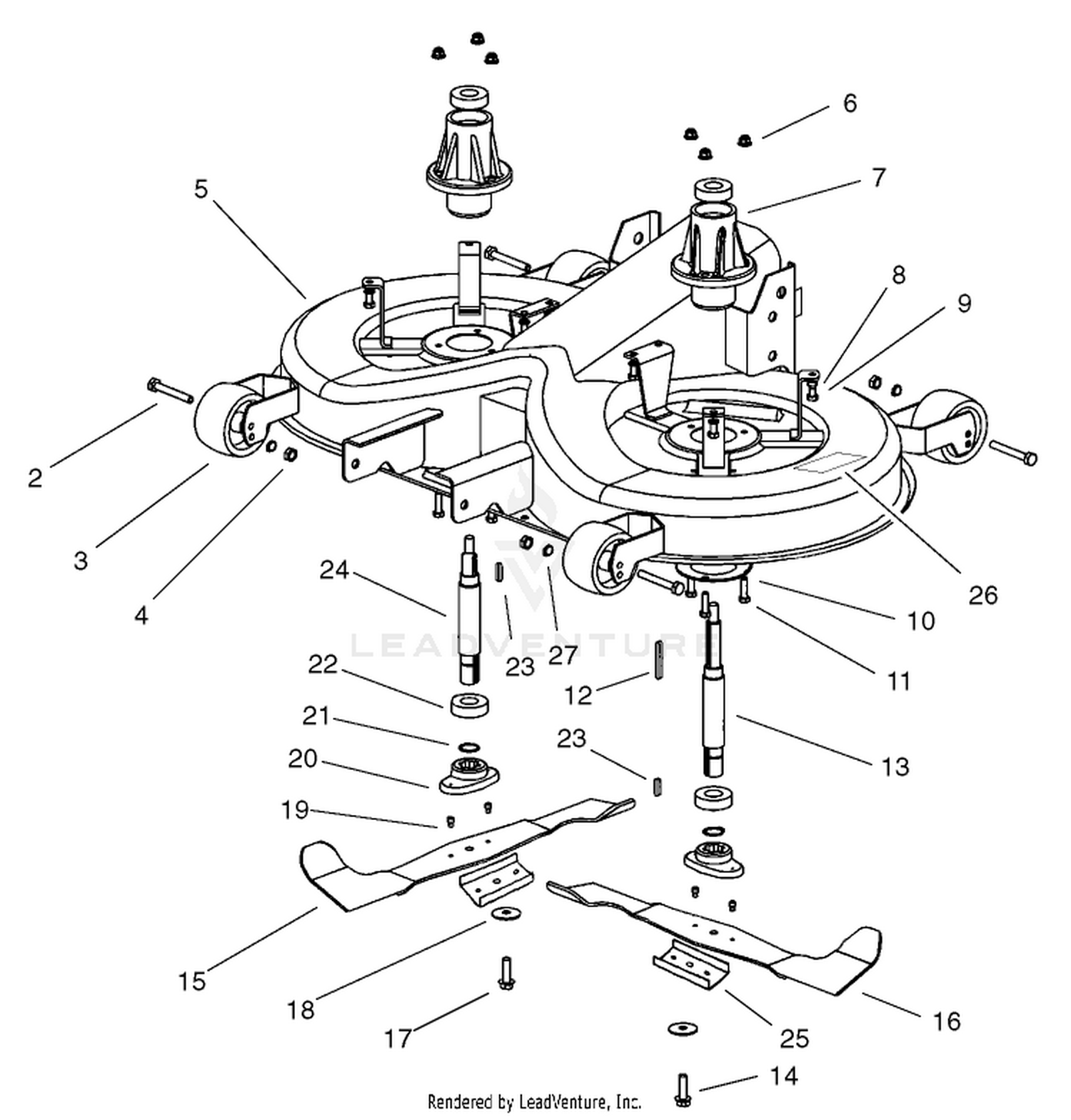 Operation-Cutting Pan Assembly