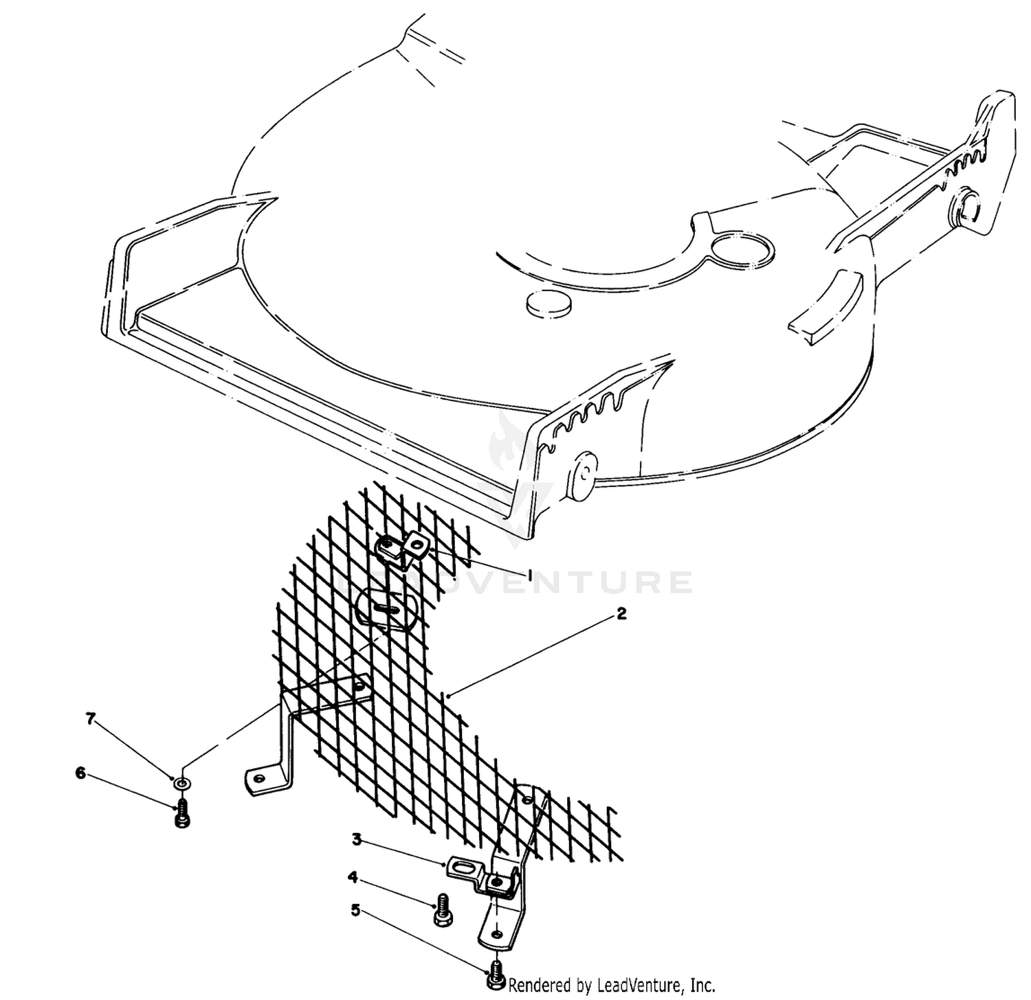 Leaf Shredder Kit Model No. 59157 (optional)