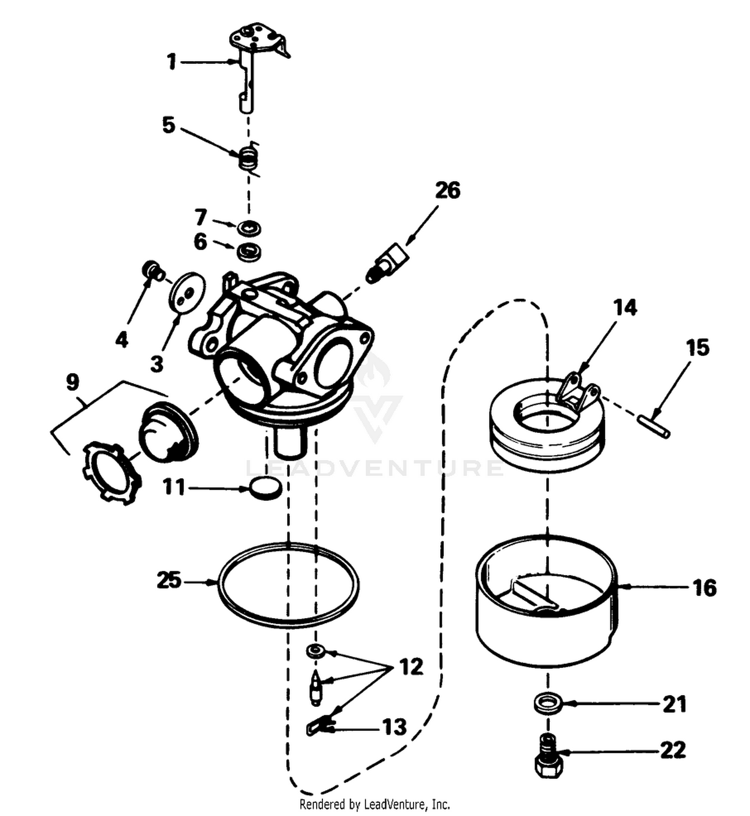 Carburetor No. 632098