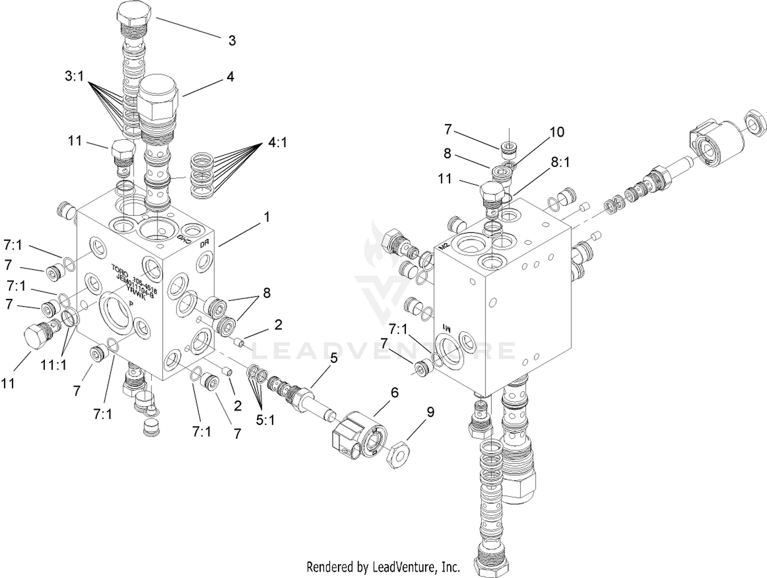 Traction Manifold Assembly No. 112-9124
