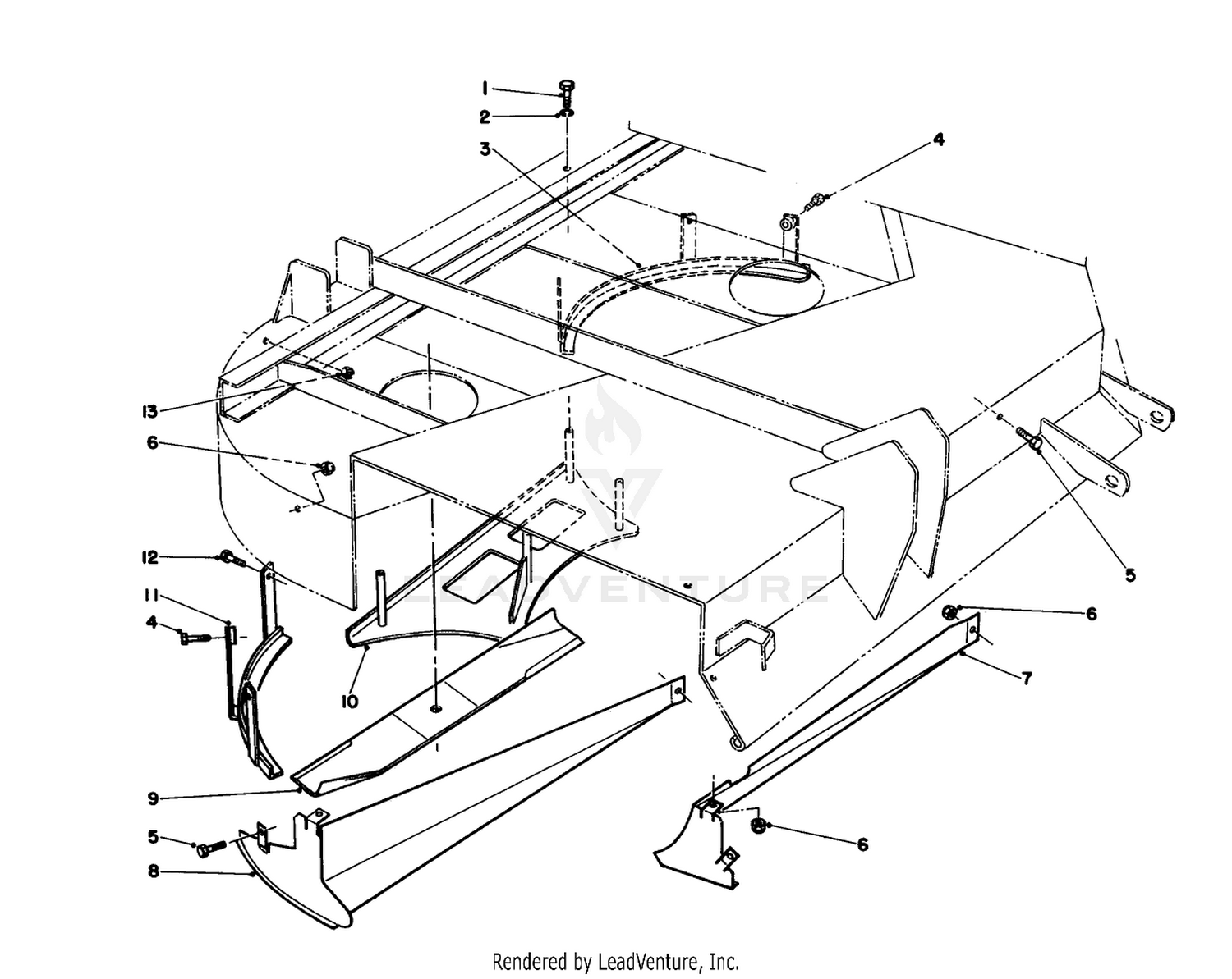 62" Blower Kit Model 30503 (optional)(continued)