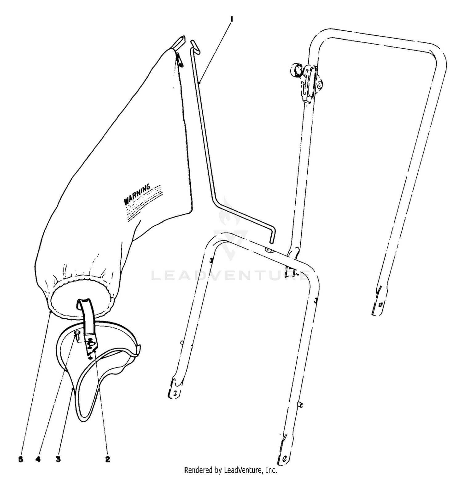 Grass Bagging Kit (optional) No. 16599