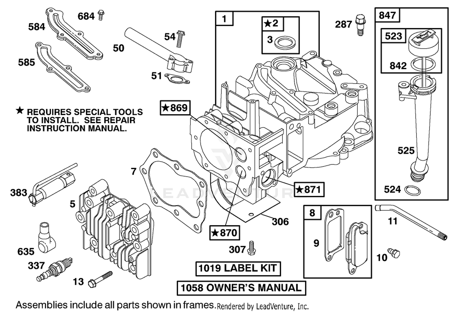 Engine Briggs  Stratton Model 12j802-2369-B1