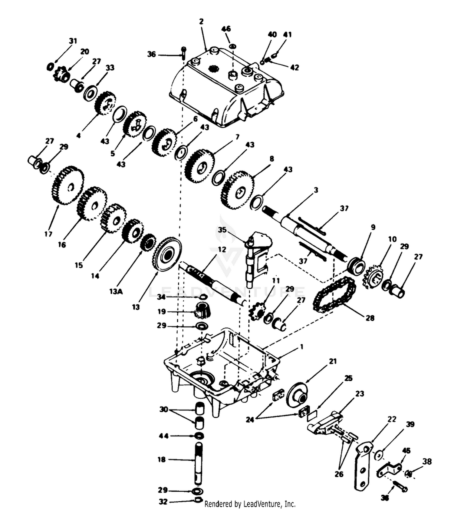 Transmission Peerless Model 700-025