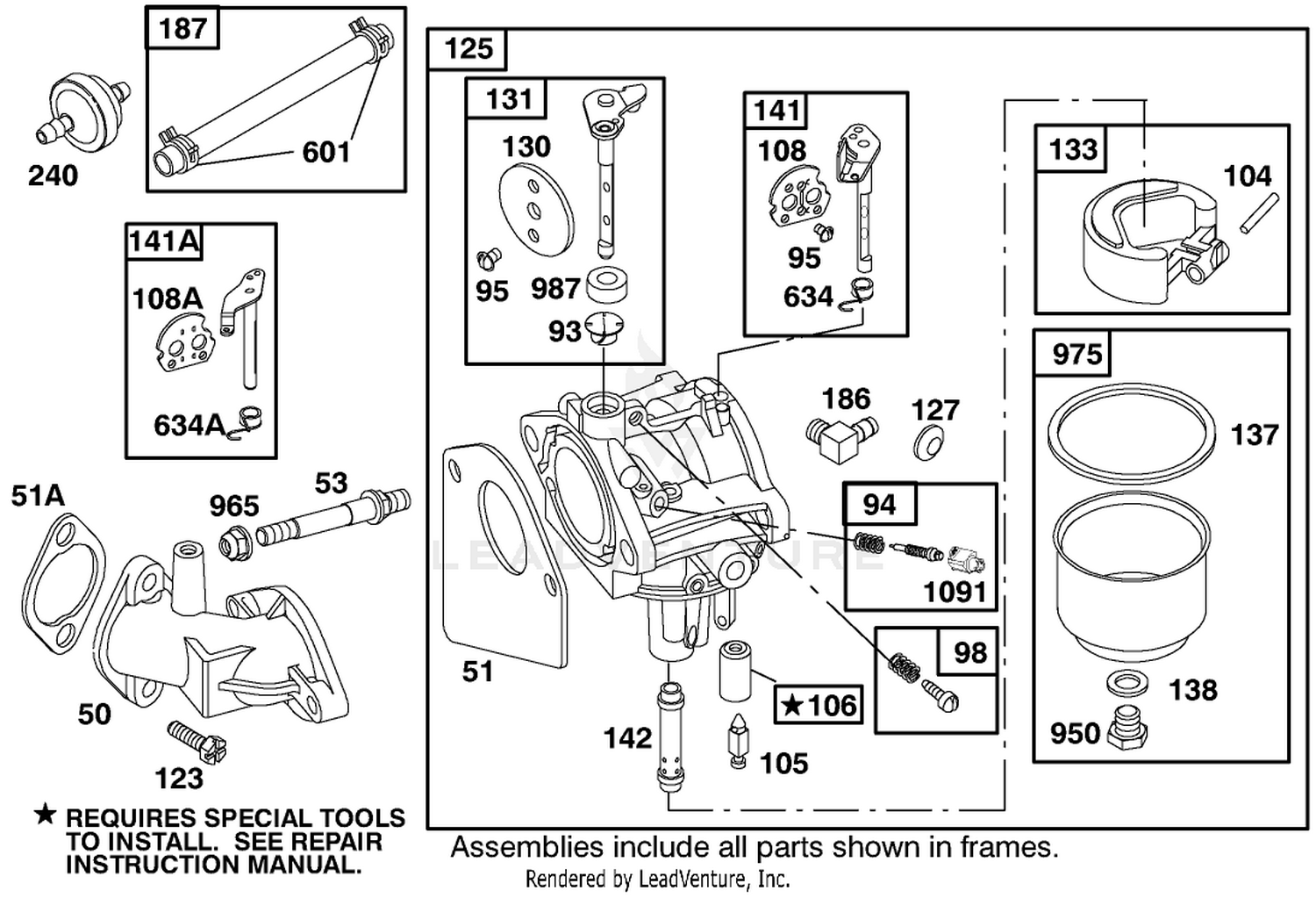 Engine Briggs  Stratton Model 28m707-1122-E1 4