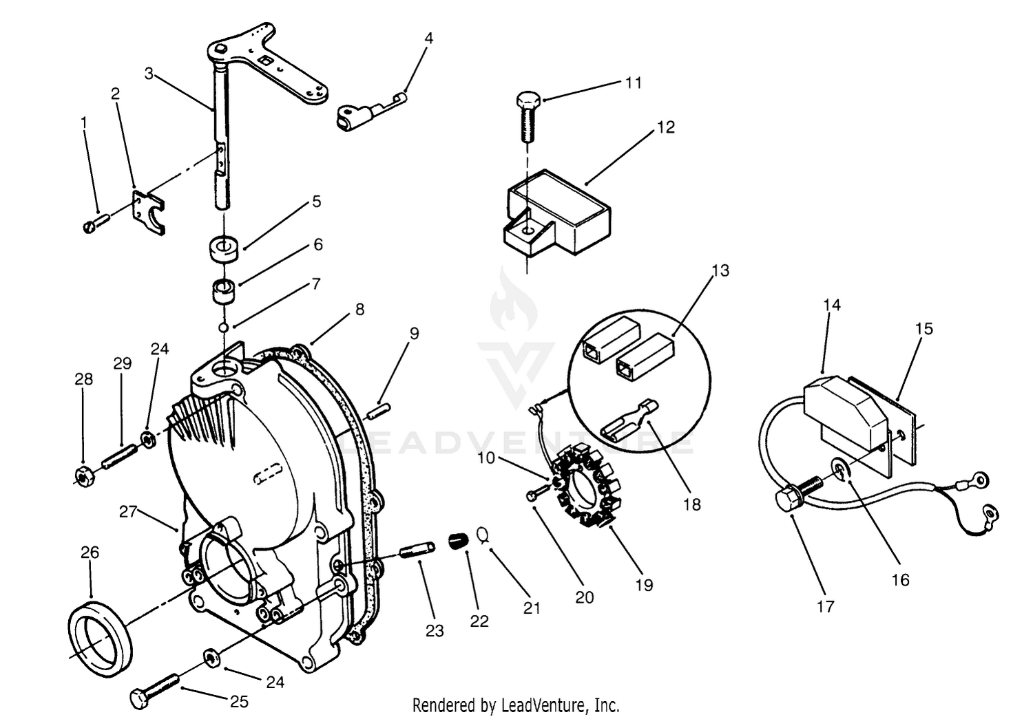 Gearcase  Ignition Controls