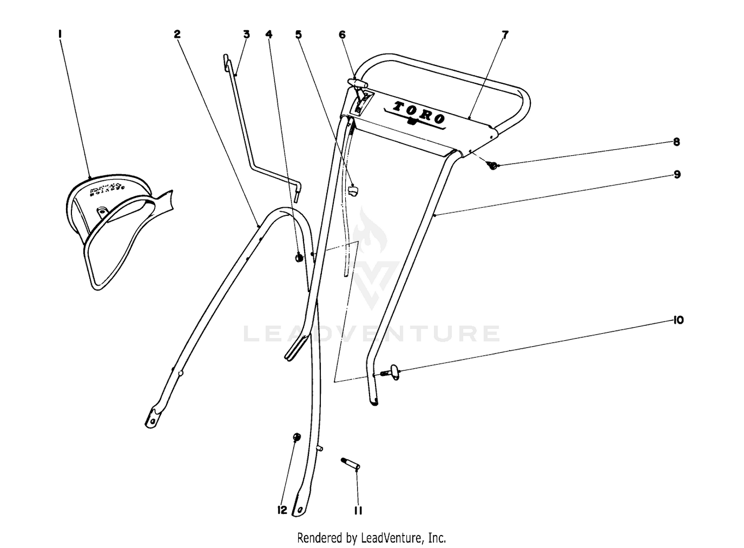 Handle Assembly Model No. 19367
