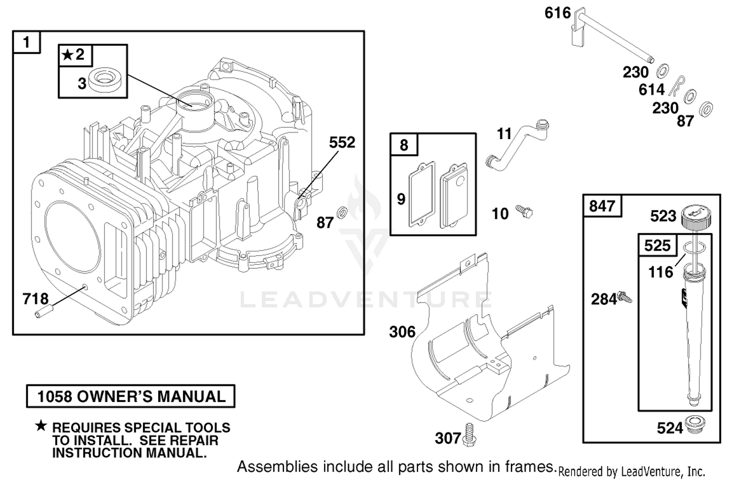 Engine Briggs And Stratton Moddel 28q777-0690-E1