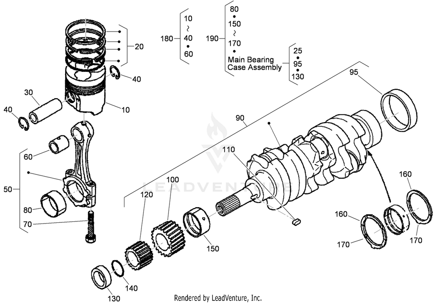 Piston and Crankshaft Assembly