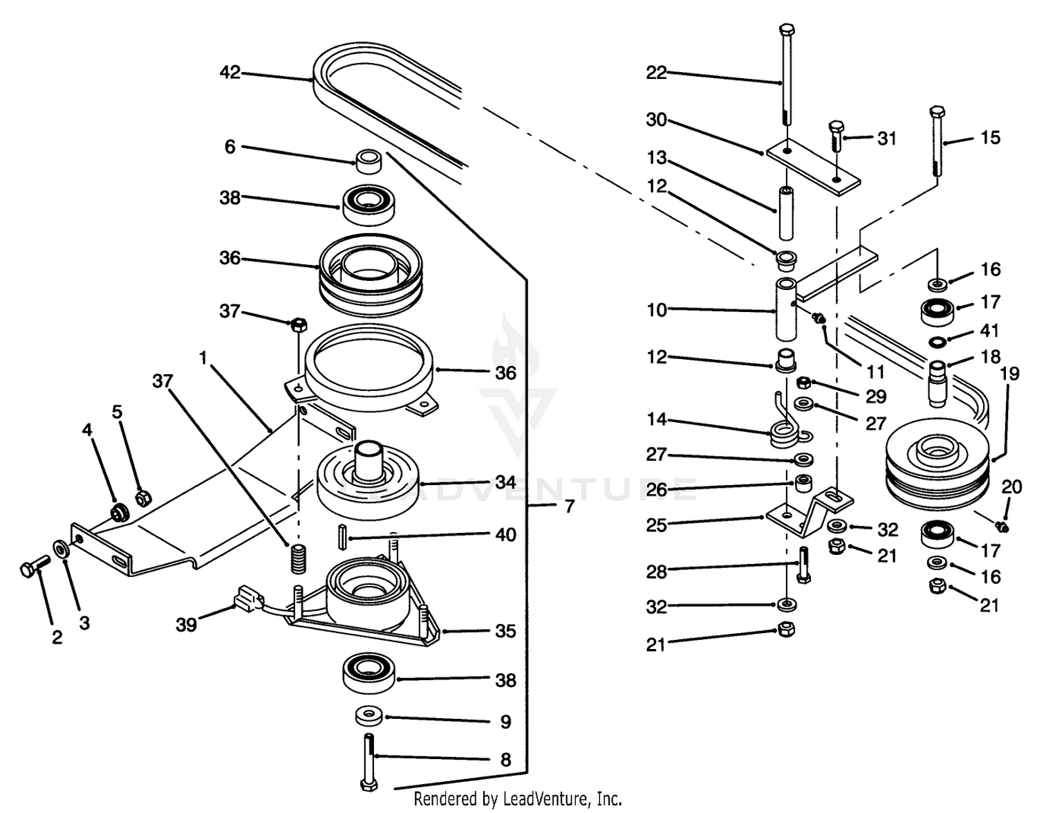 Pto Electric Clutch  Drive Assembly