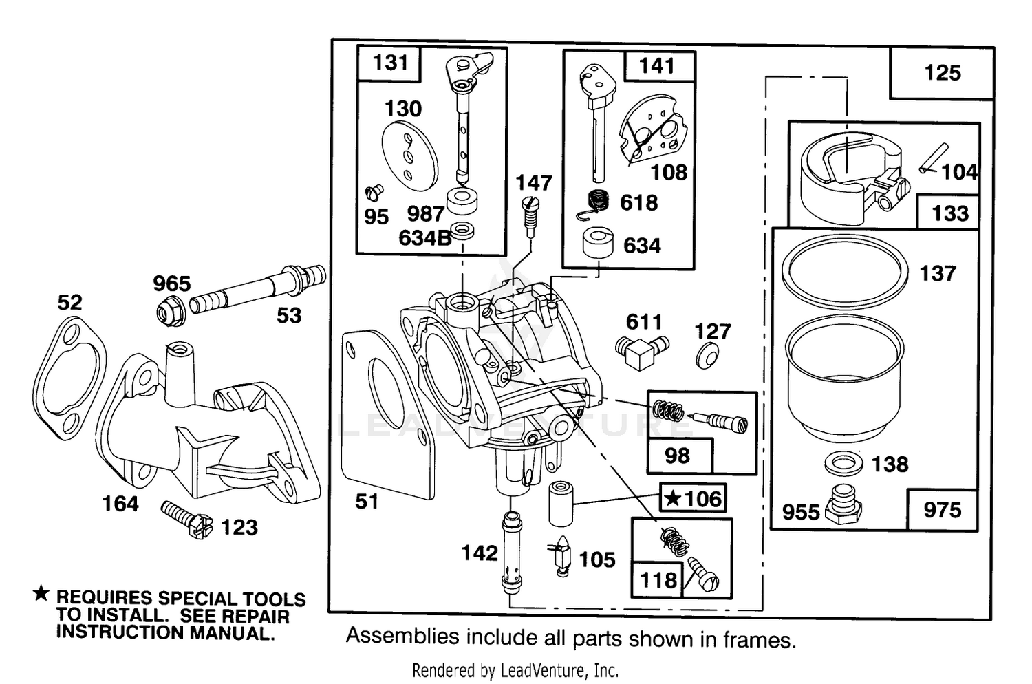 Engine Briggs  Stratton Model 286707-0452-01 3
