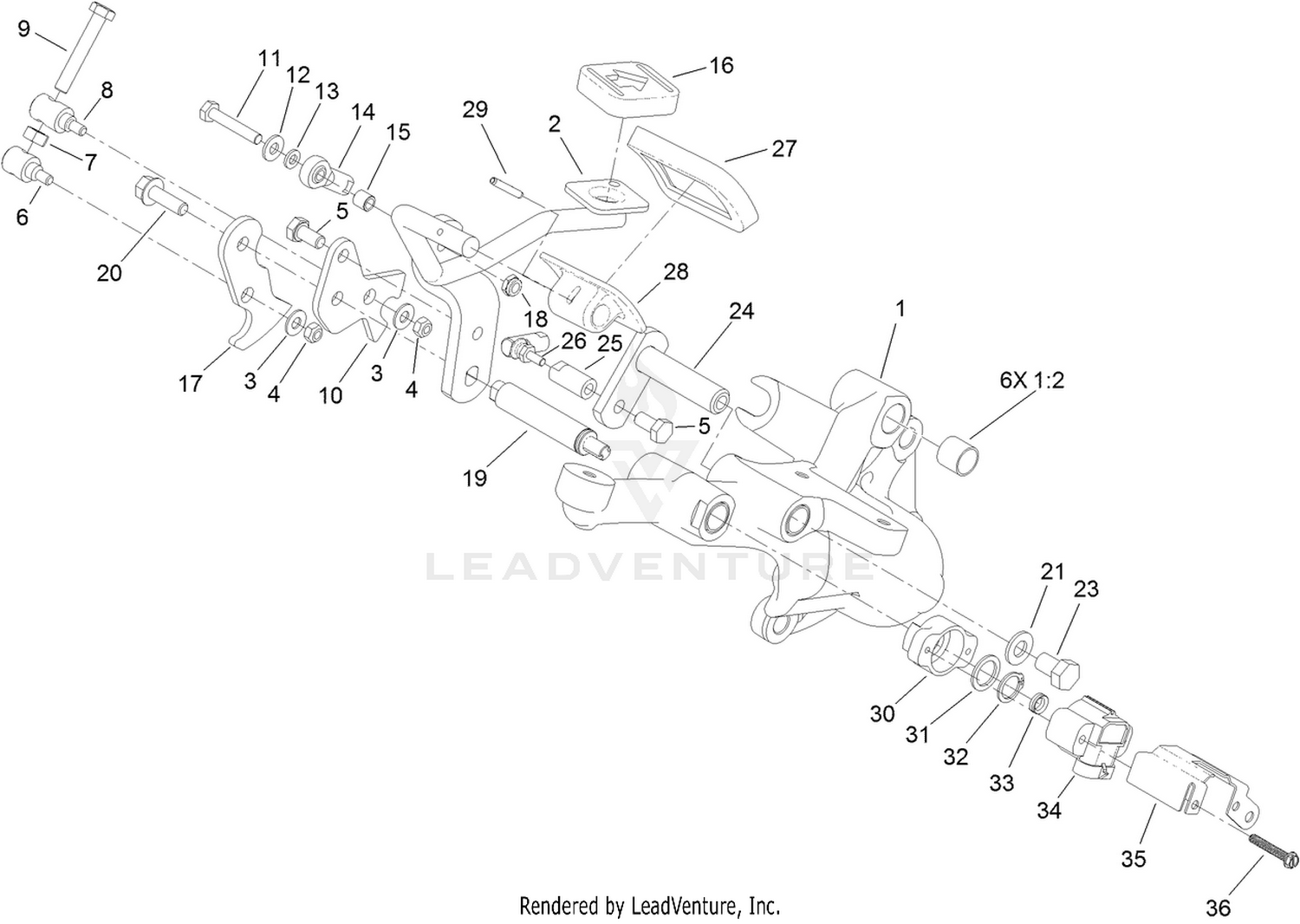 Right Hand Support Platform Assembly