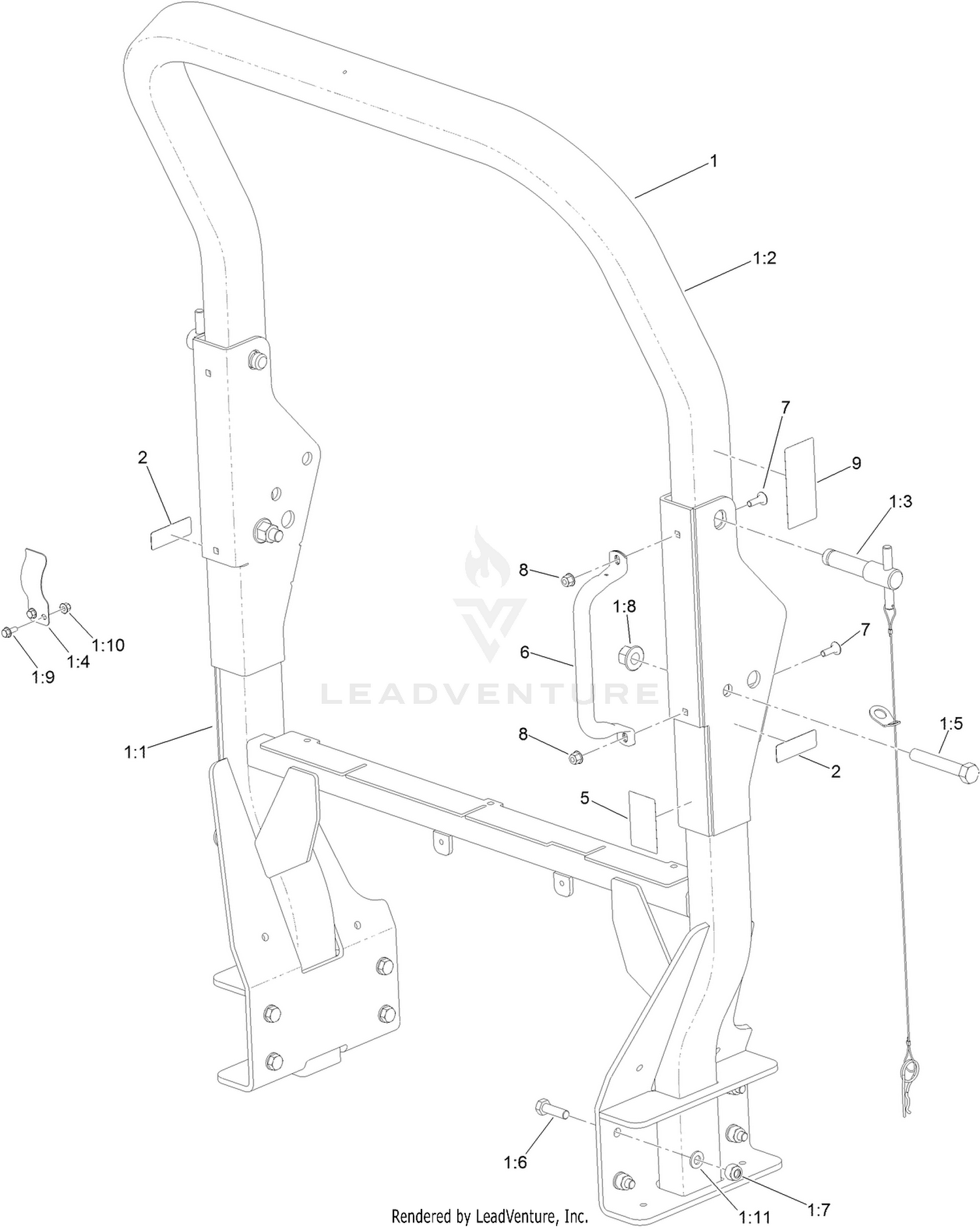 ROPS Assembly