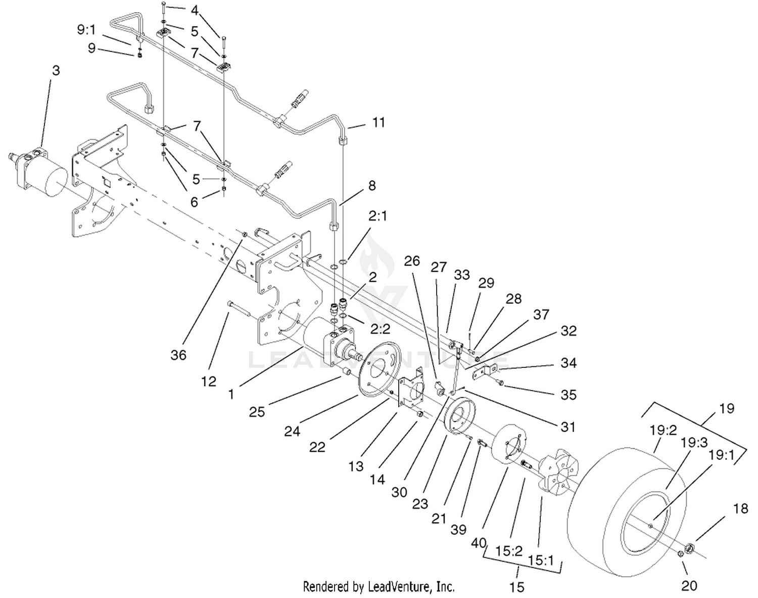 Front Wheel And Brake Assembly