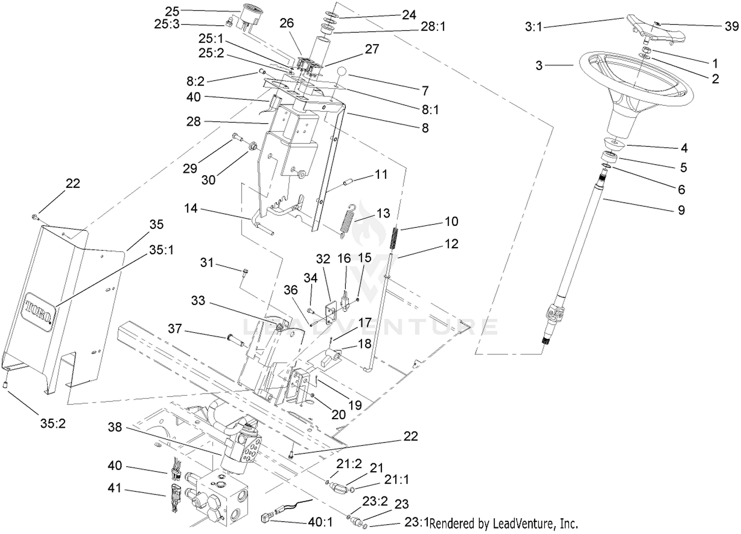 Steering Tower Assembly