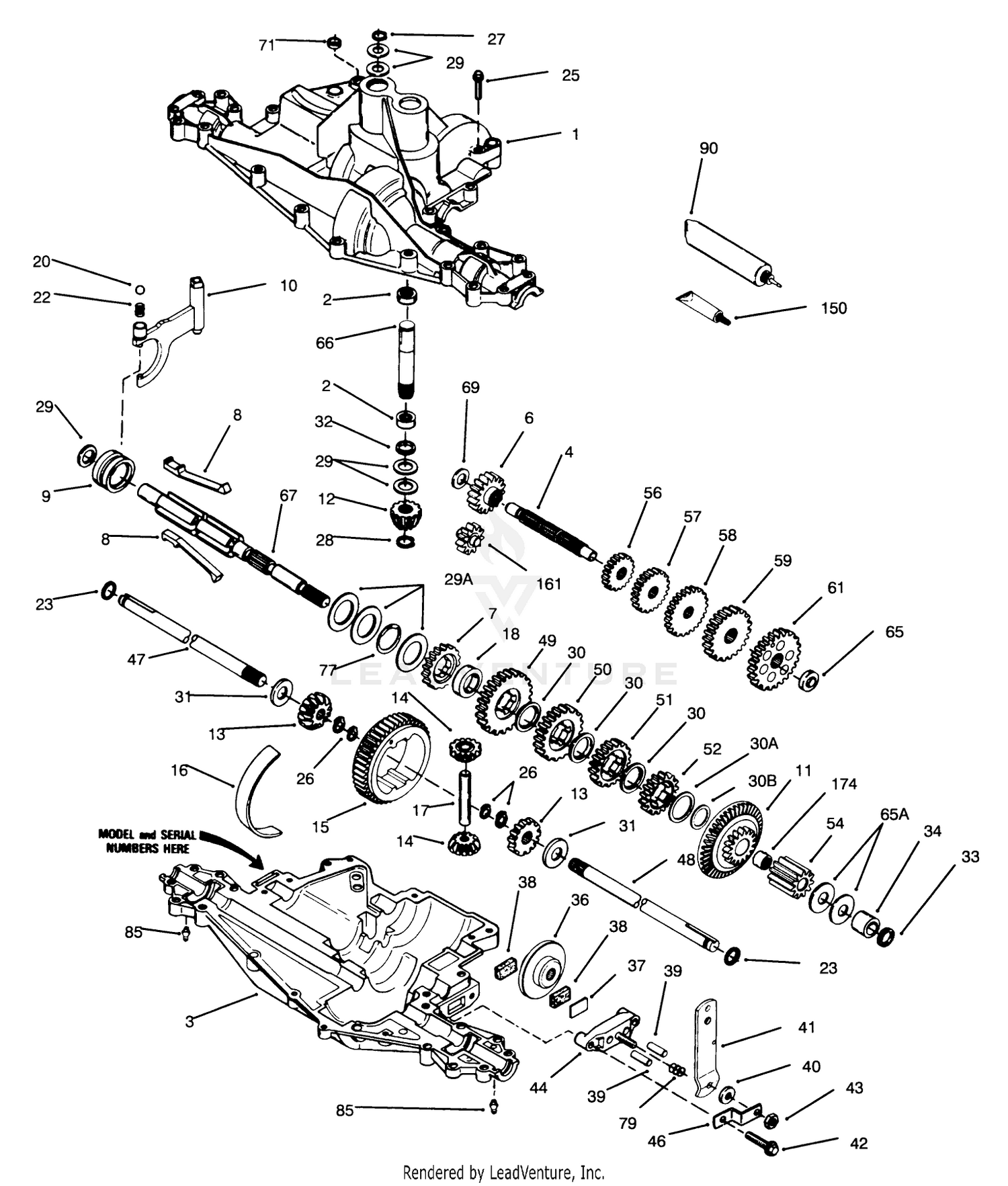Peerless Transaxle Model No. 915-019