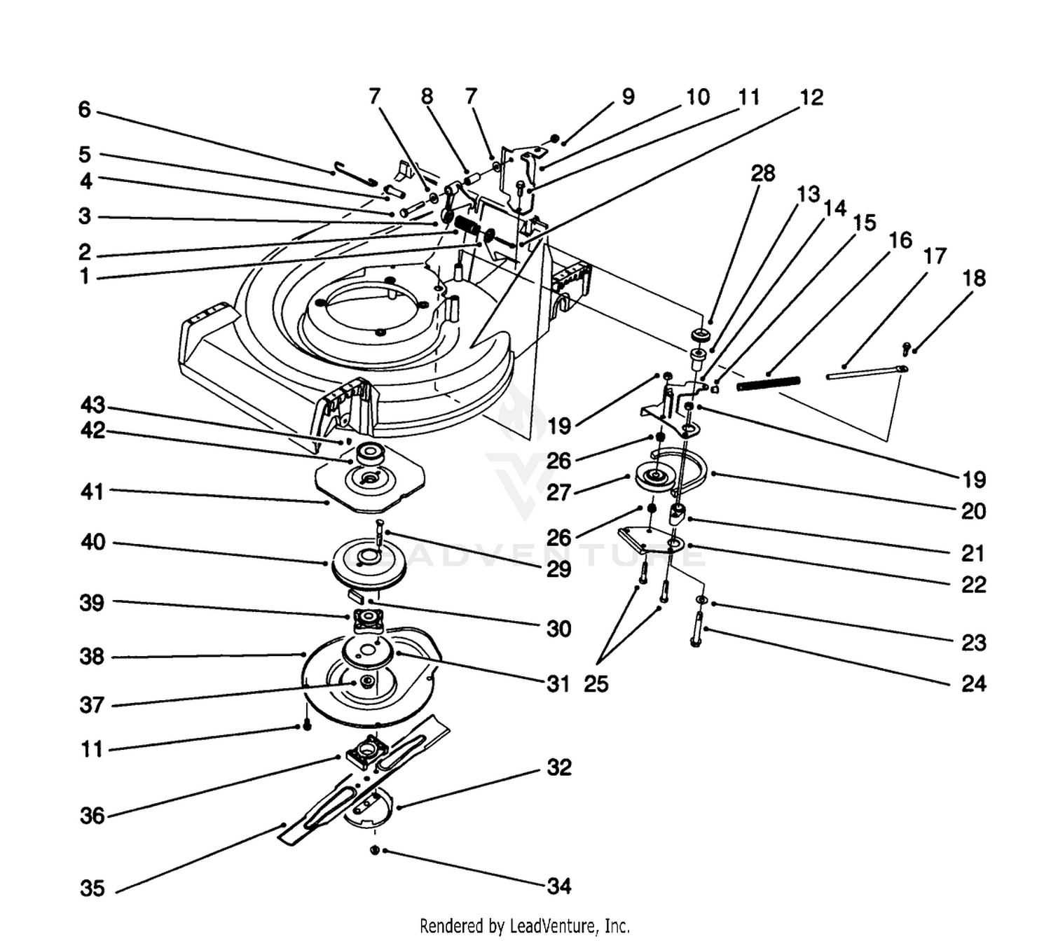 Blade Brake Clutch Assembly