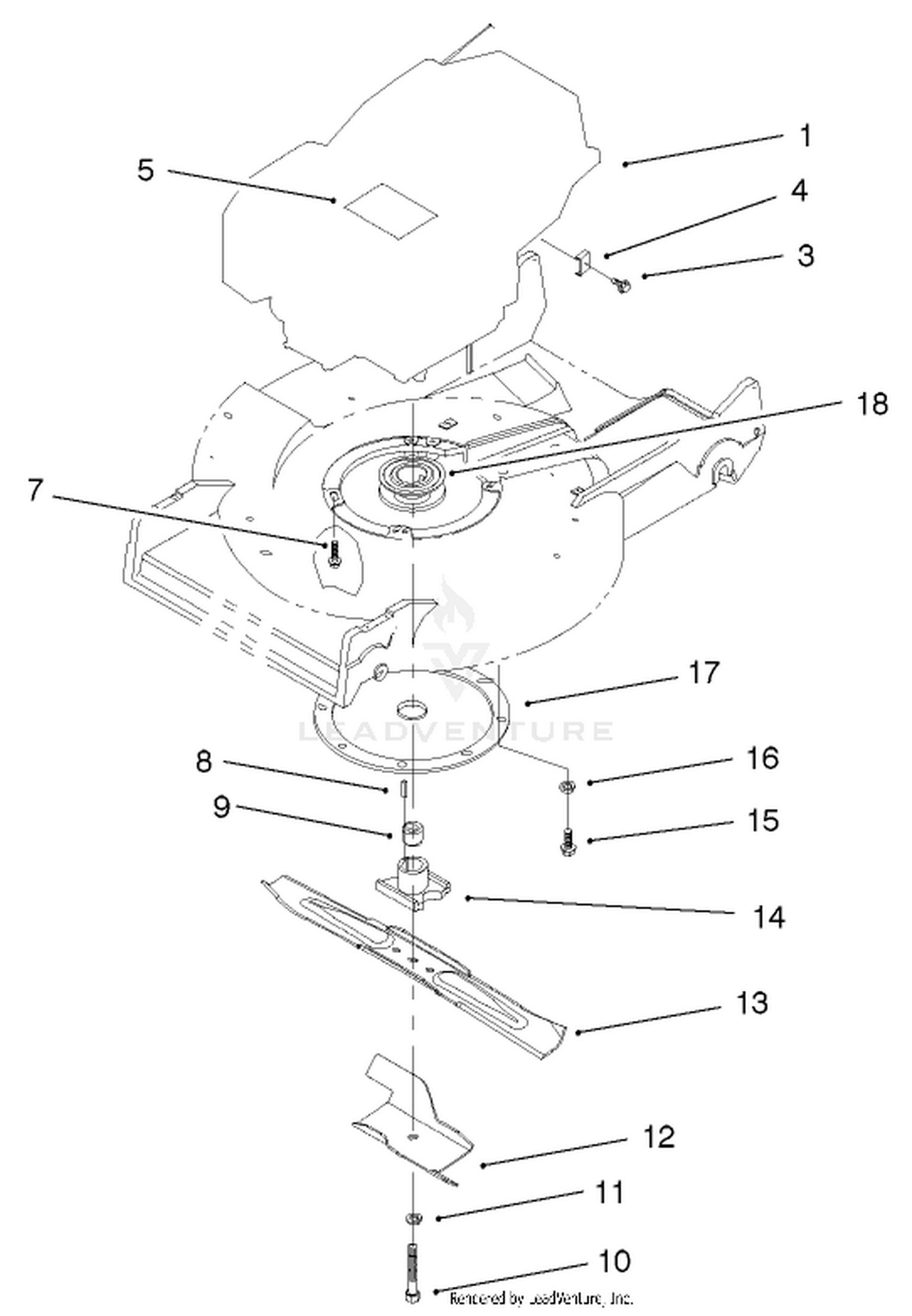Engine And Blade Assembly
