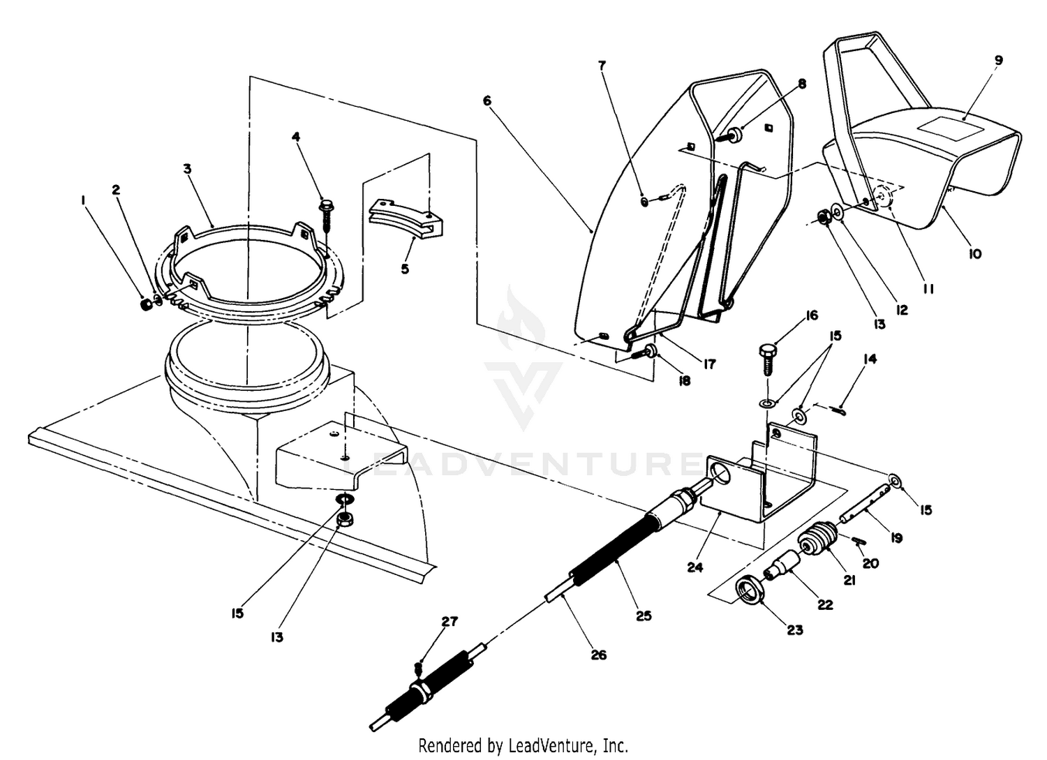 44" Snow Thrower Model No. 30761 (optional) (continued) 2