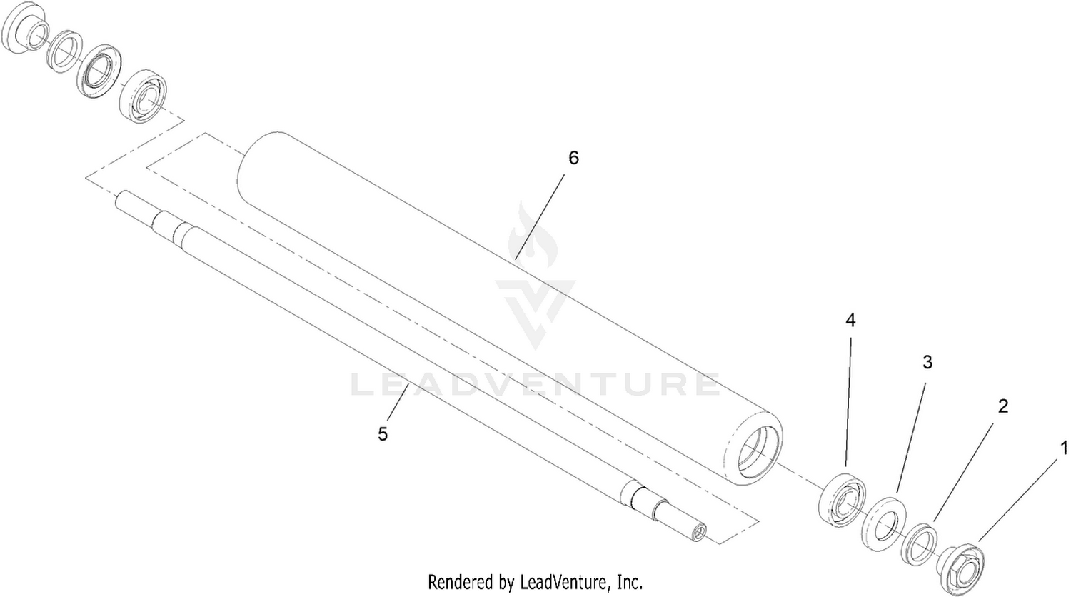 Smooth Roller Assembly No. 140-5681